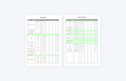 수량산출서를 모델링 DATA로부터 정확히 생성
