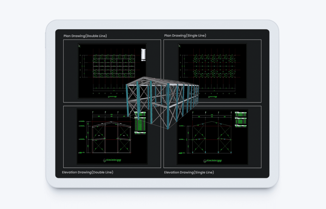 Generate Steel Structure Drawings