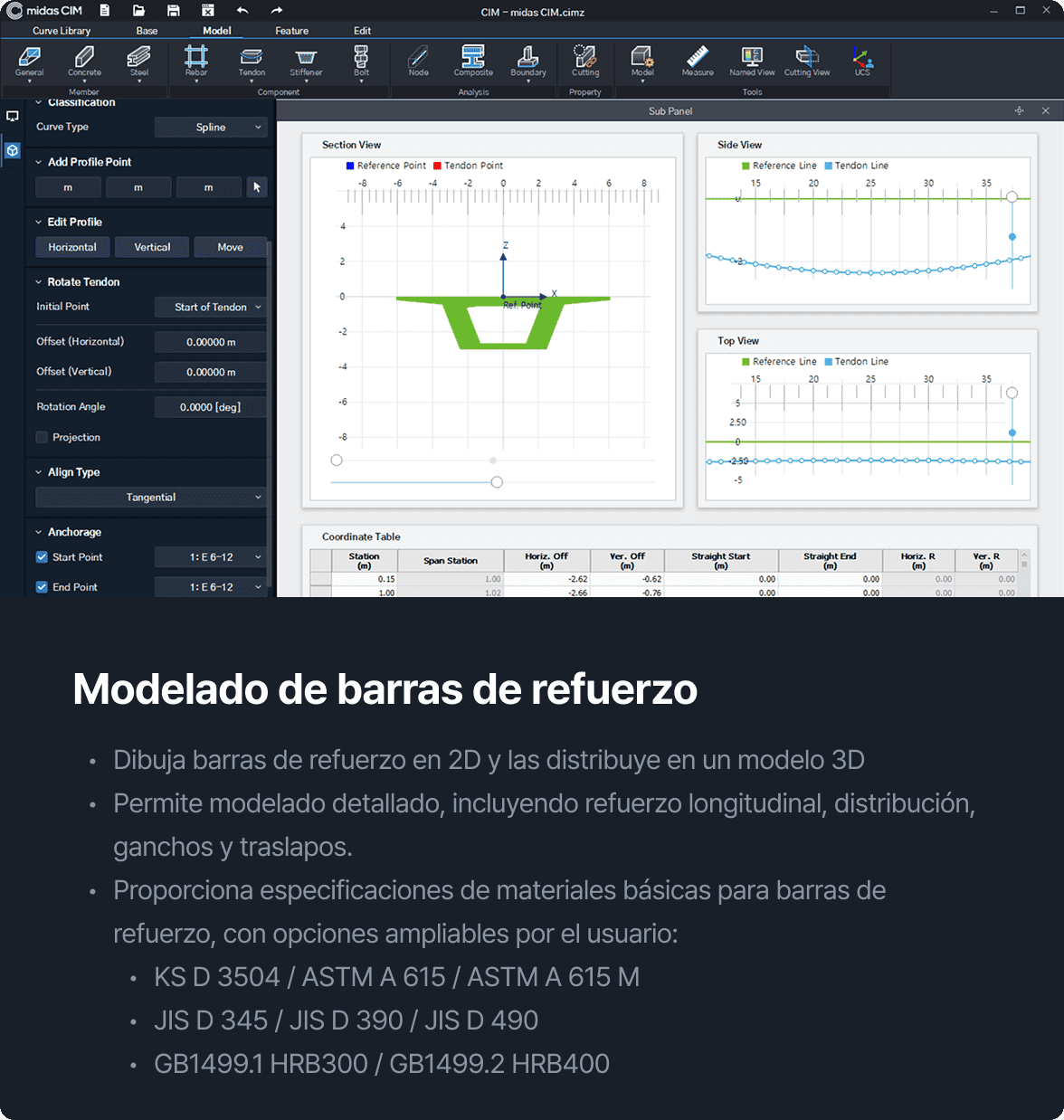 Tendon & Rebar Modeling
