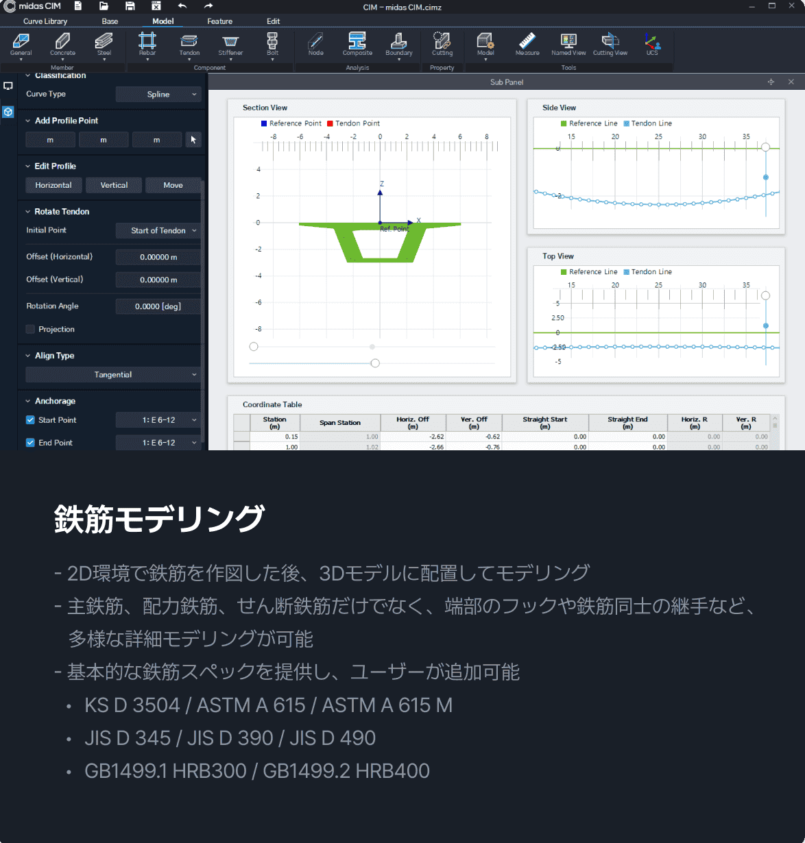 Tendon & Rebar Modeling