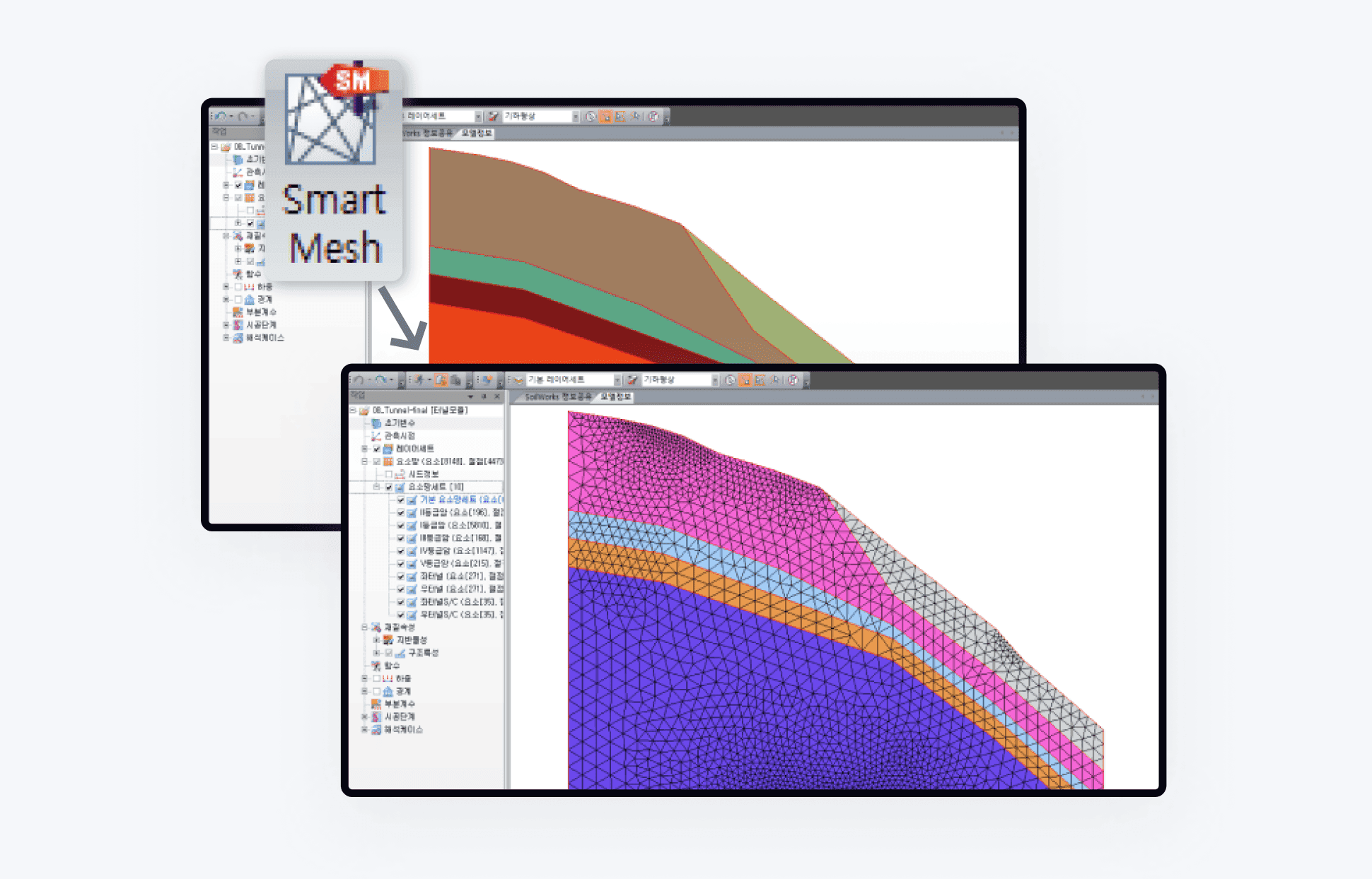 Smart Mesh, che genera automaticamente la mesh del modello