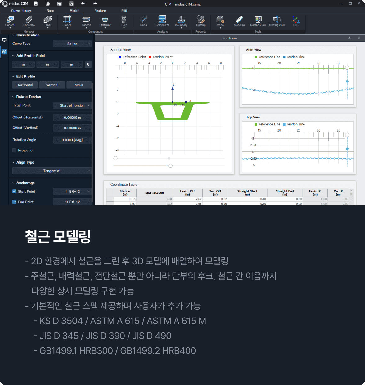 Tendon & Rebar Modeling
