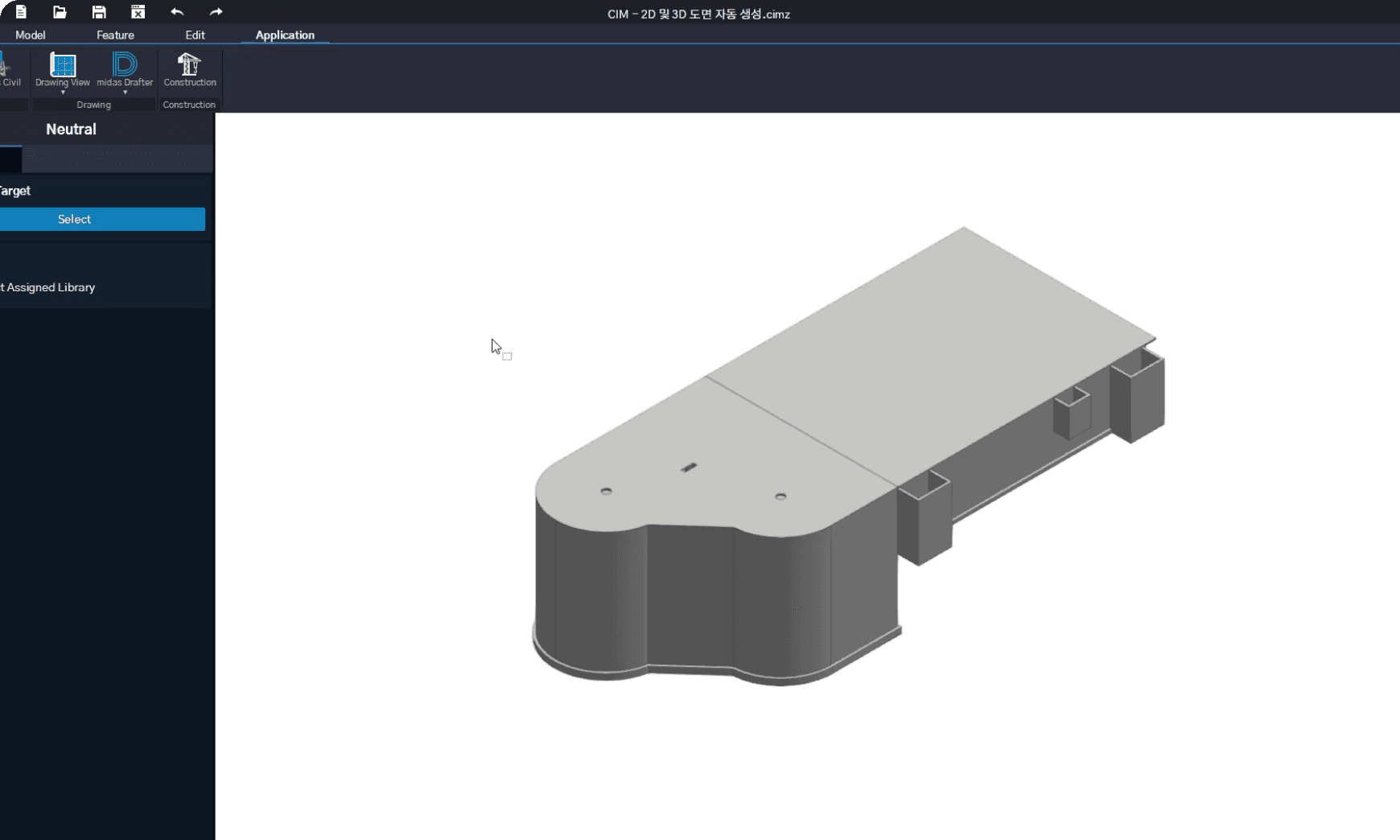 Generación automática de planos a partir del modelo 3D
